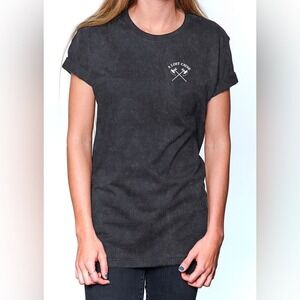 Women's Cut the BS Boyfriend Tee a‎ lost cause gray tshirt shirt cotton